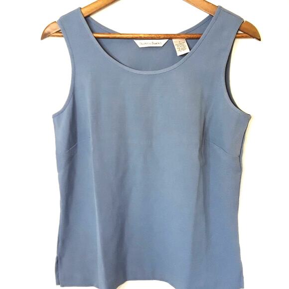 Draper's & Damon's Womens Size S Blue Beachy Fishnet Fairy Cardigan 2 Piece Set - Picture 4 of 12